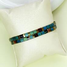 New Fresh Summer Vintage Niche TILA Bracelet, Japanese Imported Bracelet, Multi-Layer Stackable - Multicolor - View 8