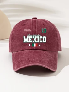 1pc Fashionable Minimalist Washed Baseball Cap "MEXICO 10 KING" Print Pattern, Gift For Family And Friends, Highly Attractive All-Season Decorative Style, Essential Fashion Item For Men And Women, Suitable For Outdoor Sports, Lightweight And Portable - Washable Baseball Cap 2 - View 15