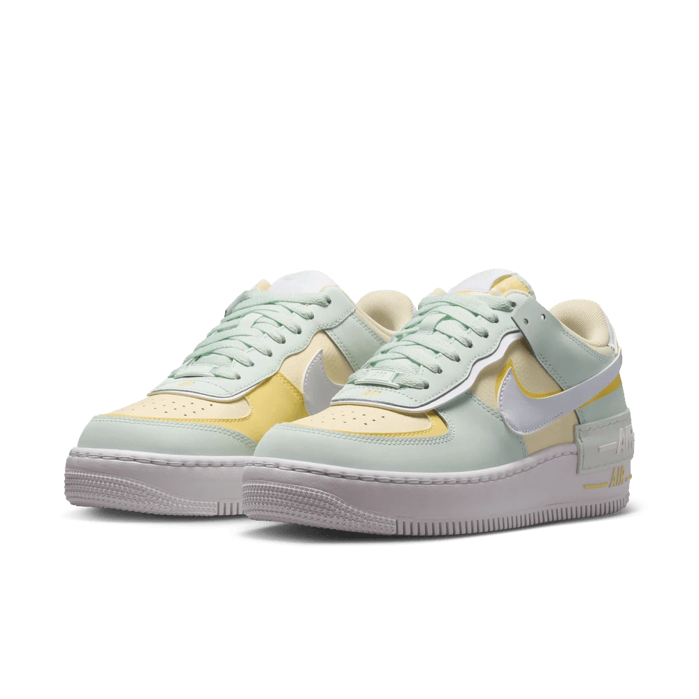 Nike Shadow 女款舒適百搭低筒滑板鞋 黃色/白色/綠色 - 黃白綠 - 查看 1