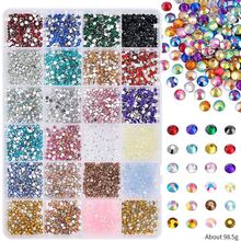 Kit Completo de Caixa 24 Potinhos Strass para Nail Art com Caneta Strass - Mermaid Magic - Visão 5