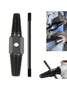 1/2件組雙用途水管螺絲拆卸工具 斷螺栓拆卸器 管閥水龍頭適用，可輕鬆拆除滑牙螺絲與損壞螺栓，適用於損壞或斷裂螺絲，手工具、園藝工具 - 黑色 - 查看 5