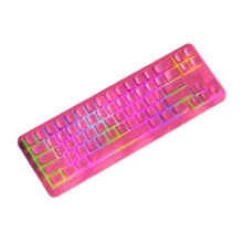 AOC Gaming Keyboard Mechanical Feel RGB Backlit 102 Keys USB Wired Computer Keyboard Colorful Portable Keyboard - View 2