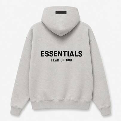 Fear Of God Essentials Pullover Hoodie Light Oatmeal (SS22) Unisex