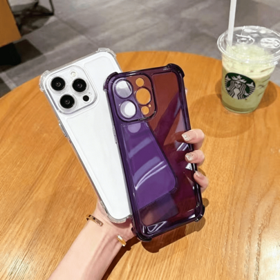 DECOPHONE The TPU Corner Airbags Are Suitable For The Lens Protection Airbags Of Apple 17/16/15/14 Promax Models To Prevent Drops.