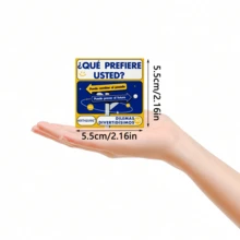Which Do You Prefer? - 50張卡片西班牙語兩難遊戲，適合成人，有趣的破冰問題，適用於遊戲之夜、派對和旅行，完美的家庭禮物 - 彩色 - 查看 2
