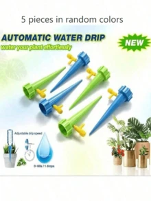 10/5/1件自動澆水植物架，適用於室內外盆栽植物，兼容大多數塑膠瓶 - 多種樣式 - 查看 9