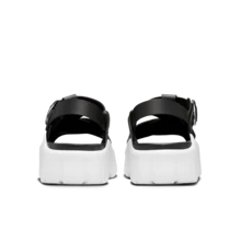 Nike Willow Leather Fitted Buckle Comfortable Beach Sandals For Women - Black - View 2
