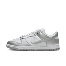 Nike Sepatu Sneakers  Dunk Low-Top yang Nyaman dan Mendukung untuk Wanita, Abu-abu/Putih - abu-abu - View 4