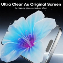3 High-Definition Transparent Protective Films, Compatible With IPhone 17e/17 Pro Max/17 Pro/17 Air/17/16e/16 Pro Max/16 Pro/16 Plus/16/15 Pro Max/15 Pro/15 Plus, Full Screen Glass Screen Protector, Easy To Install, Phone Accessory, Scratch Resistant, Screen Protector Compatible With IPhone 16, Screen Protector Compatible With IPhone 14, [International Version, Non Local Version] - Multicolor - View 5