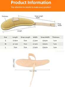 Fabric Toe Pads With Elastic Ring, Designed To Provide Comfort And Prevent Friction And Blisters, Perfect For Daily Wear With High Heels And Athletic Shoes - Multicolor - View 4