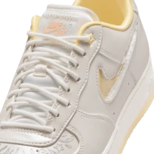 Nike '07 女款舒適柔軟圓頭透氣滑板鞋 白色黃色 - 白色 黃色 - 查看 9
