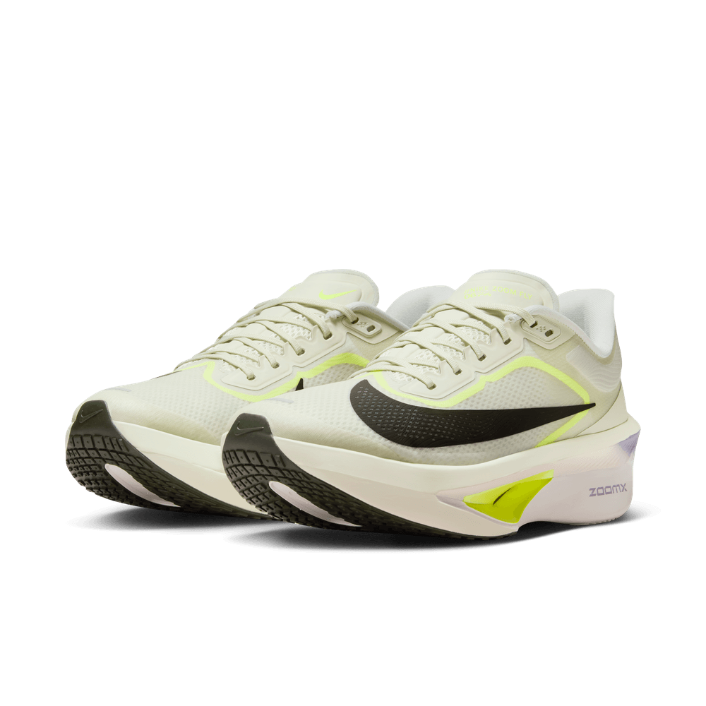 Nike Zoom Fly 6 Comfortable Fit, Breathable Carbon Fiber Plate, Marathon Running Shoes, Men's, Seagrass Green