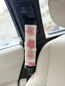 Car Interior Seat Accessories, Seat Belt Shoulder Protection Cover, Women's Car Accessories, All Season Universal - Jacquard Shoulder Pads - View 5