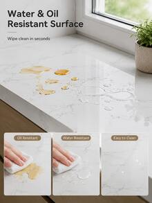 Minimalist Marble Pattern Window Sill Sticker, Suitable For Repairing Damaged Window Sills, Door Frames And Baseboards, Decorative Renovation Sticker, Easy To Apply And Cover Flaws - 3m - View 3