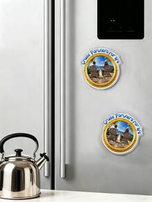 Cruise Partners For Life Personalized Couple Back View Cruise Ship Door Magnets, 1/3/5pcs, Back To School Teacher Locker Magnets, Classroom Magnets, Durable Magnetic Backing, Valentine's Day Gift, Gift For Her/Him/Friends, Home Decor - Multicolor - View 5