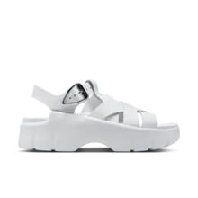 Nike Willow Leather Strappy Midsole Stable Beach Sandals Women - White - View 6
