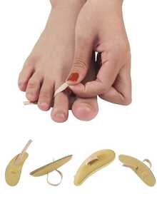 Fabric Toe Pads With Elastic Ring, Designed To Provide Comfort And Prevent Friction And Blisters, Perfect For Daily Wear With High Heels And Athletic Shoes - Multicolor - View 2