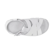 Nike Willow Leather Strappy Midsole Stable Beach Sandals Women - White - View 8