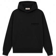 Fear of God Essentials Sudadera con capucha esencial de Fear of God (SS22) unisex - Negro - Ver 3