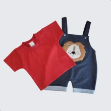 CONFECÇÕES ROMILA Set Of 3 Baby Boy Short-Sleeved Overalls For Summer - Baby Clothes - Multicolor - View 11