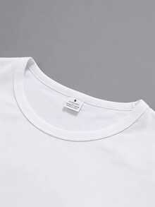El Chapulin Colorado T-Shirt, 180g, Women's 100% Cotton Printed Short-Sleeved T-Shirt - 白色 - 查看 2