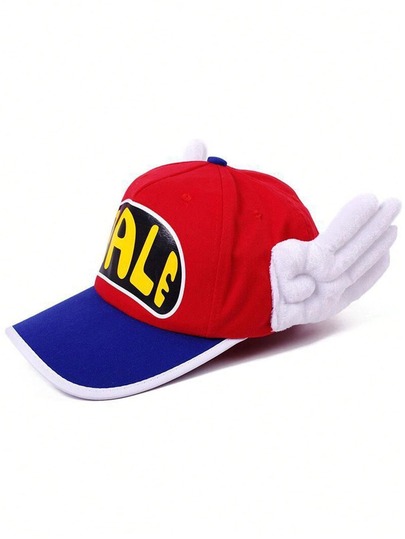 1 Gorra de béisbol ajustable con ala de halo, gorro de nicho para estudiantes femeninas