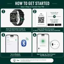 SENBONO Camera Smart Watch For Taking Photos, Recording Audio, And Recording Videos In 2026, Equipped With A Built-In Camera, Fashionable And Sporty Smartwatch, Wireless Calling, And Multi-Functional Smartwatch For Man Woman - View 9
