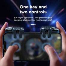 Multifunctional Mobile Game Controller Accessory, Smartphone Game Controller Trigger Buttons - Sensitive Shooting Target Keys, Six-Finger Flexible Control, Smooth Operation, Enhance Your Gaming Experience - Ideal Choice For Mobile Gamers Seeking Precise Control. - Multicolor - View 3