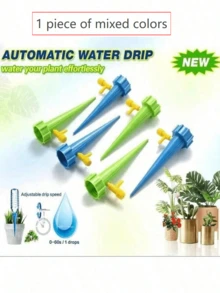 10/5/1件自動澆水植物架，適用於室內外盆栽植物，兼容大多數塑膠瓶 - 多種樣式 - 查看 10