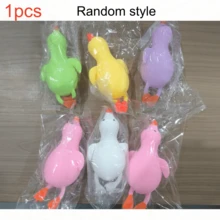 1pc Glitter Crystal Series S-Quishy Toy, Goose/Duck, Penguin And Various Cute Animal Shapes, Super Soft Sticky Touch Slow Rebound Squeeze Toy, Crunchy Squishy - Multicolor - View 13