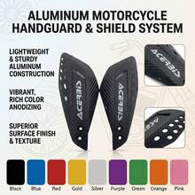 Universal Off-Road Motorcycle Handguards, Carbon Fiber Appearance Handlebar Covers, Windproof & Anti-Fall Protection, Suitable For Off-Road Motorcycles, ATV, Mountain Bike Modification Accessories - A - View 1