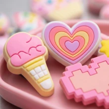25pcs Cute Cartoon PVC Shoe Charms - Creative Colorful Accessories - Suitable For Sandals And Clogs - Multicolor - View 5