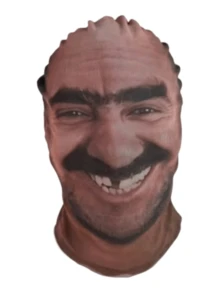 1 buah Masker Wajah Jaring Bernapas dengan Cetakan Potret Realistis 3D, Aksesori Lucu untuk Pesta, Cosplay, dan Lelucon Kreatif, Cocok untuk Pesta Topeng dan Pesta Bertema - View 8