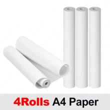 1/2/3/4/5/6//8//10 Rolls A4 White Thermal Printing Paper, 210*30 Mm (8.3*1.2 Inches), Durable, Suitable For Portable Printers, Thicker And Brighter, Clearer Fonts, Better Printing Quality - A4 - View 15