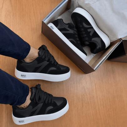 Tênis Feminino Casual Moda Caminhada Leve Confortável