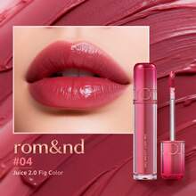 Rom&nd Romand 2.0 鏡面水光持久唇釉，保濕亮澤蜜桃色唇蜜 - 04無花果 - 查看 8