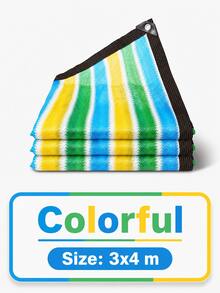 1pc UV Protection Shade Net With Eyelets, 7 Sizes Available, Durable & Tear-Resistant, Easy To Install On Balcony, Patio And Swimming Pool, Provides Excellent Shade, Shelter And Privacy Protection - Multicolor - View 25