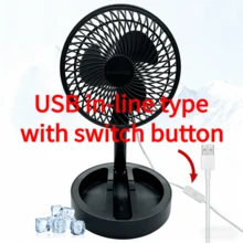 1 cái quạt để bàn mini gấp gọn kéo dài được, quạt cầm tay di động, cáp dữ liệu 1.5m/cắm USB, dễ cất giữ, quạt đa năng cá nhân nhỏ cho bàn làm việc, phù hợp cho phòng ngủ, nhà bếp, văn phòng, dùng nguồn USB - Phiên bản dùng nguồn USB - Xem 12