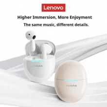 Earphone Nirkabel Lenovo LP48 TWS Original Bluetooth 5.4 Headset Setengah In-Ear Peredam Kebisingan - View 3