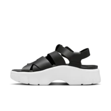 Nike Willow Leather Fitted Buckle Comfortable Beach Sandals For Women - Black - View 5