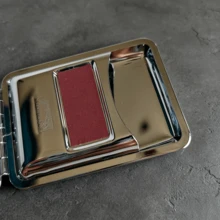 1PC High Gloss Metal Match Storage Box With Built-In Red Sand Striker, Sealed Moisture-Proof Mini Metal Match Holder For Outdoor Camping, Smoking Accessories - 1PC - View 8