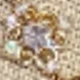 Cadena de oro con diamantes rosas