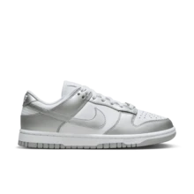 Nike Sepatu Sneakers  Dunk Low-Top yang Nyaman dan Mendukung untuk Wanita, Abu-abu/Putih - abu-abu - View 6