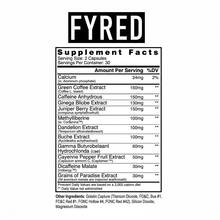 FYRED V2 Control Corporal Energia Fitness 90 Capsulas Pro - Gel - Ver 2