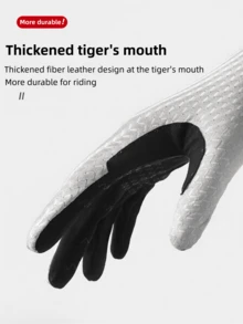 1 Pair Full Finger Cooling Anti-Slip New Outdoor Cycling Gloves - Multicolor - View 8