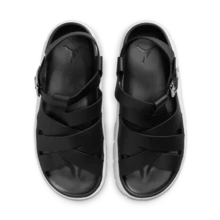Nike Willow Leather Fitted Buckle Comfortable Beach Sandals For Women - Black - View 3