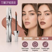 TIMEPHORIA Eternal Lip 霧面液式唇彩 深粉色 Pocus 09，一抹顯色大膽霧面妝效，高顯色全遮蓋，持久不脫色、抗暈染，輕盈羽毛般質地 - Pocus 09 - 查看 1
