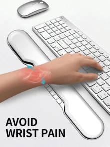 1 Set Crystal Clear Wrist Rest, Suitable For Mouse Pad, Keyboard Palm Rest, Wrist Support Pad, Cool And Comfortable - View 6