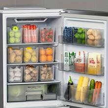 6/3pcs Multi-Functional Refrigerator Storage Bins - Fruit & Vegetable Baskets, Snack Storage Boxes, Refrigerator Side Door & Interior Storage, Keep Your Refrigerator Organized And Tidy (Kitchen Storage Essentials) - Clear - View 7