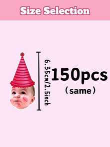 1/10/25/50/100/150pcs Personalized Custom Photo Confetti, Colorful Face Confetti, Suitable For Personalized Parties, Birthdays And Celebrations, Custom Party Paper, Fashionable Elegant Decorative Small Gifts - Multicolor - View 13